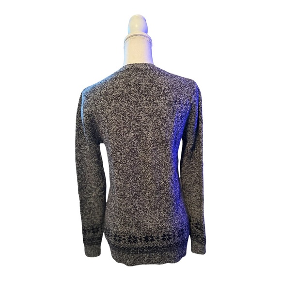 Asos Women’s Gray knit Deer Sweater Size S Pullover - Picture 6 of 8